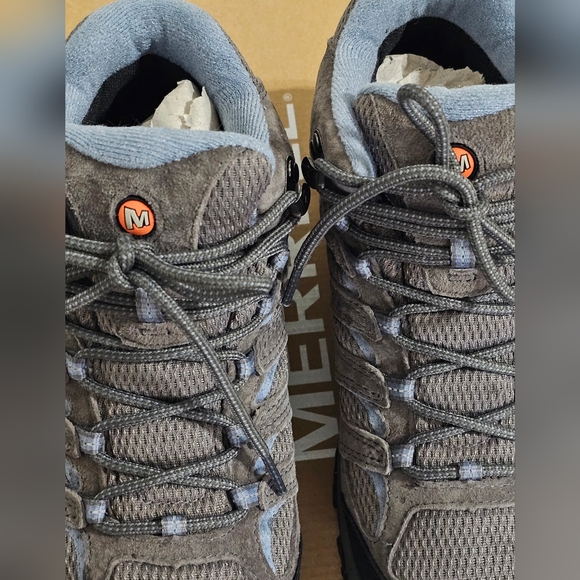 Merrell Women's Moab 3 Mid Waterproof Hiking Boot 7 Granite - Picture 6 of 16